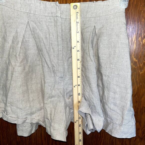 Linen Handmade Studio Linen Shorts Relaxed Fit Stretchy Beach Vacation XS/S - Picture 5 of 9